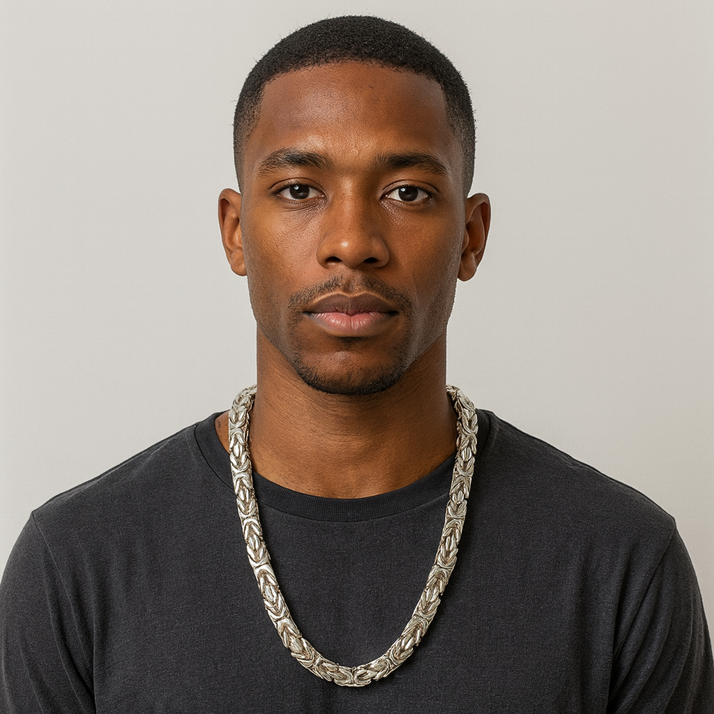 Königskette 12.5mm aus 925 Sterling Silber