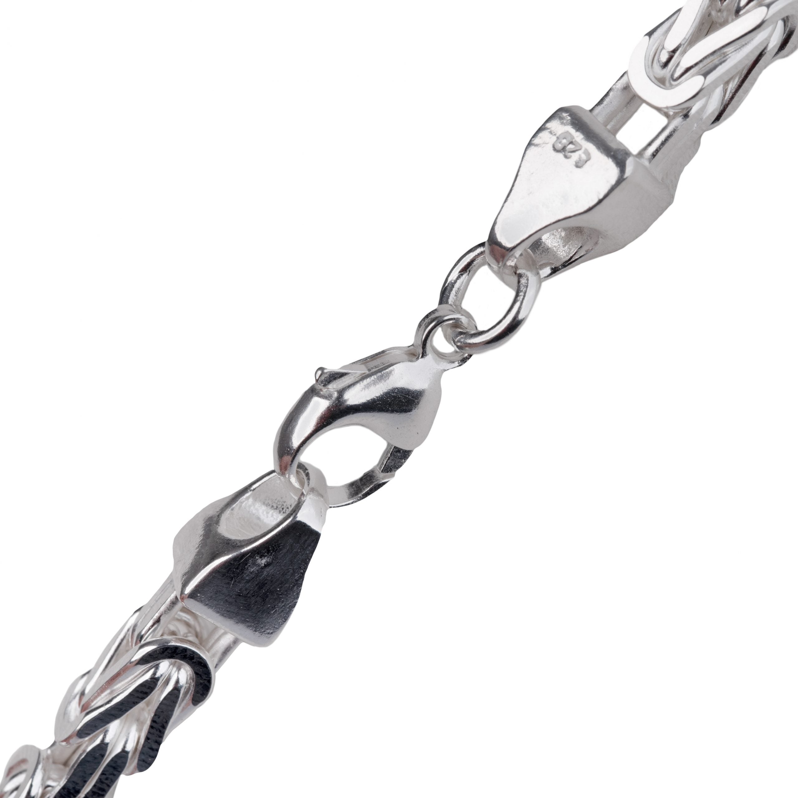 Königskette 6mm breit 925 Sterling Silber