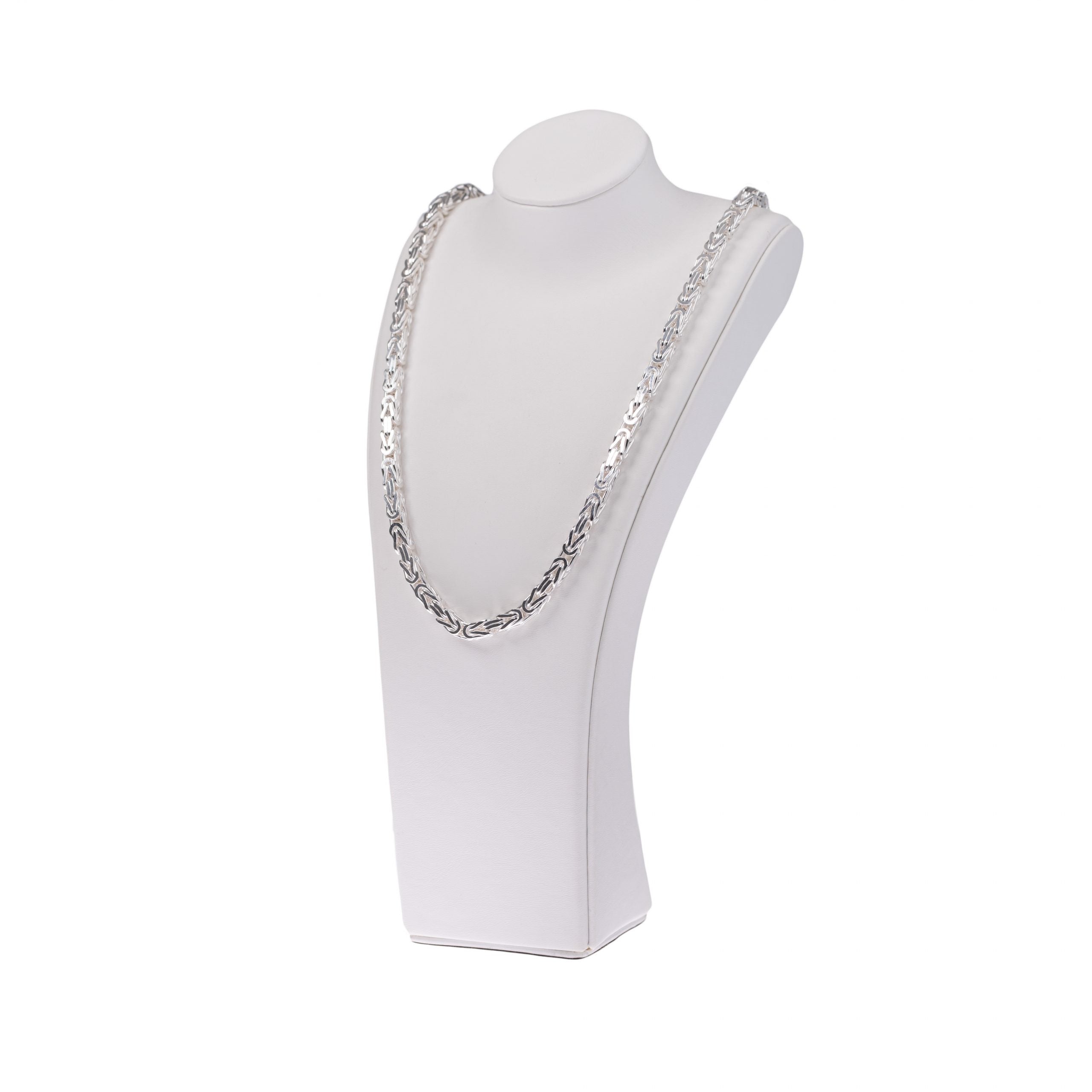 Königskette 6mm breit 60-75cm lang 925 Sterling Silber