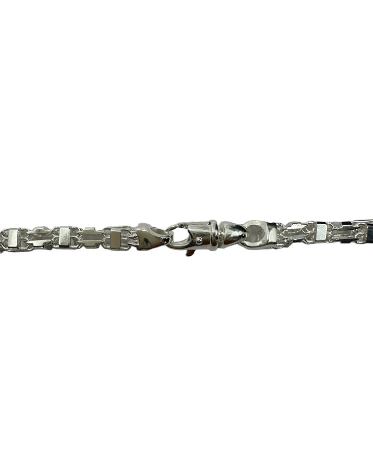 Käfigkette 4mm aus 925 Sterling Silber Mady in Italy