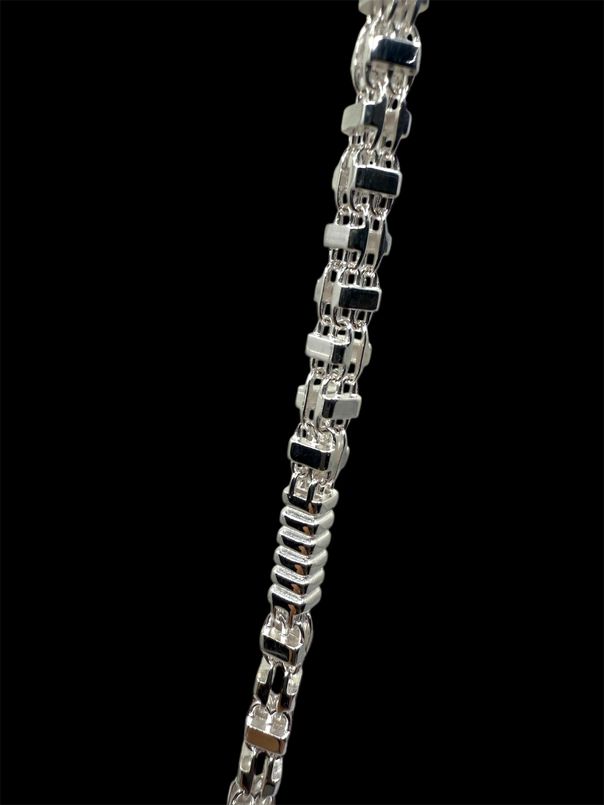 Käfigkette / Monte Carlo Königskette - 5.5mm breit Silber925