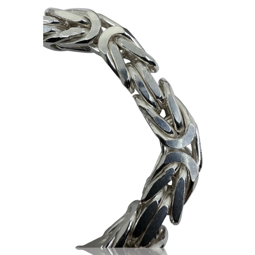 Königskette Armband 12mm aus 925 Sterling Silber