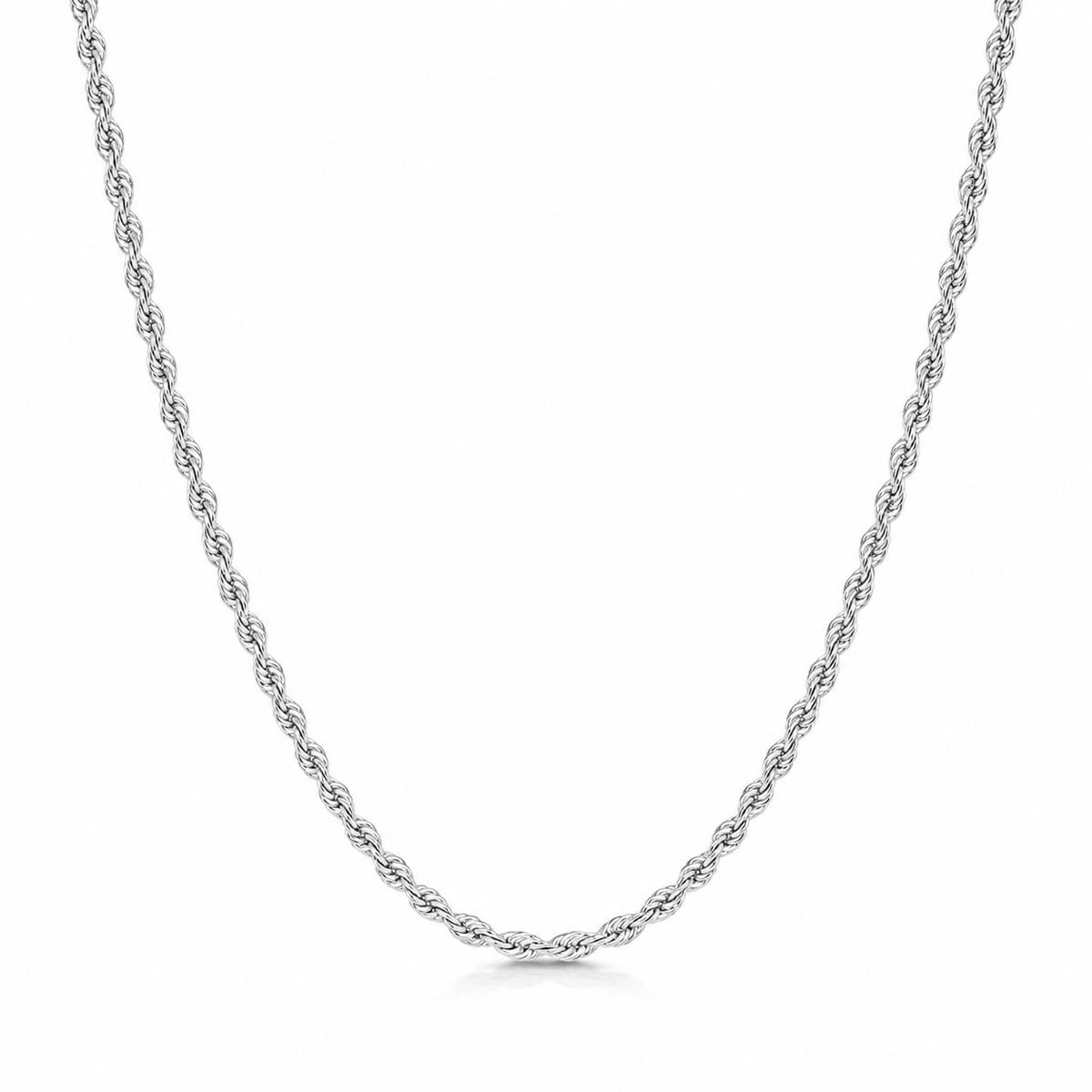 Kordelkette 3,5mm - 925 Silber925&nbsp; breit 55-65 lang 925 Sterling Silber