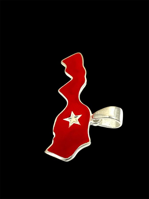 Marokko Anhänger in massiv 925 Silber