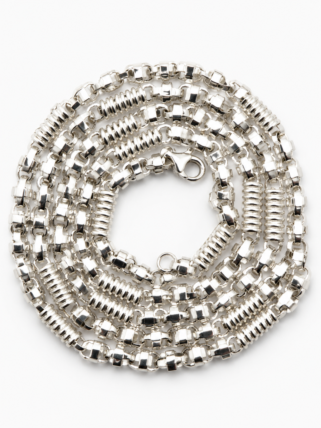 Monte Carlo Kette 4mm breit aus 925 Sterling Silber