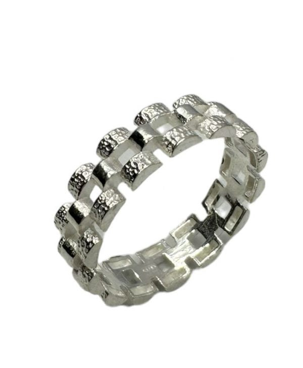 Presi Herren Silberring 925 Sterling Silber 5.5mm