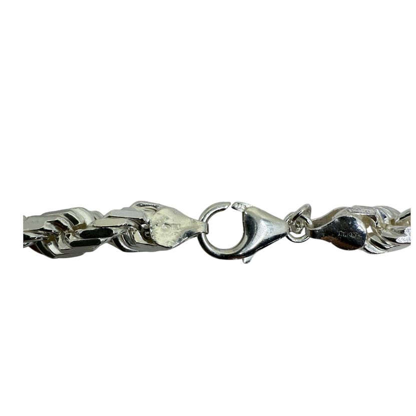 Rope Chain 7 mm – Massive Kordelkette aus 925 Sterling Silber