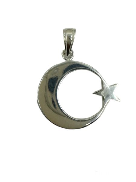 Türkei-Anhänger Hochglanz aus 925er Silber