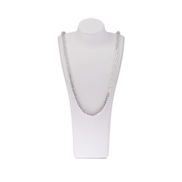Königskette Kette 5mm 925 Sterling Silber ist eine sehr schöne Kette für eine Vielzahl von Outfits, gute Verarbeitung , die Königskette ist eine gute Kette Massive 5mm Königskette aus echtem 925er Silber mit Diamantkanten und einem hochglanzpolierten Finish. Eine Halskette ist immer das richtige Accessoire. Diese Kette ist auch eine gute Wahl für Weihnachten, Ostern, Jubiläen, Geburtstage oder als Geschenk zwischendurch.