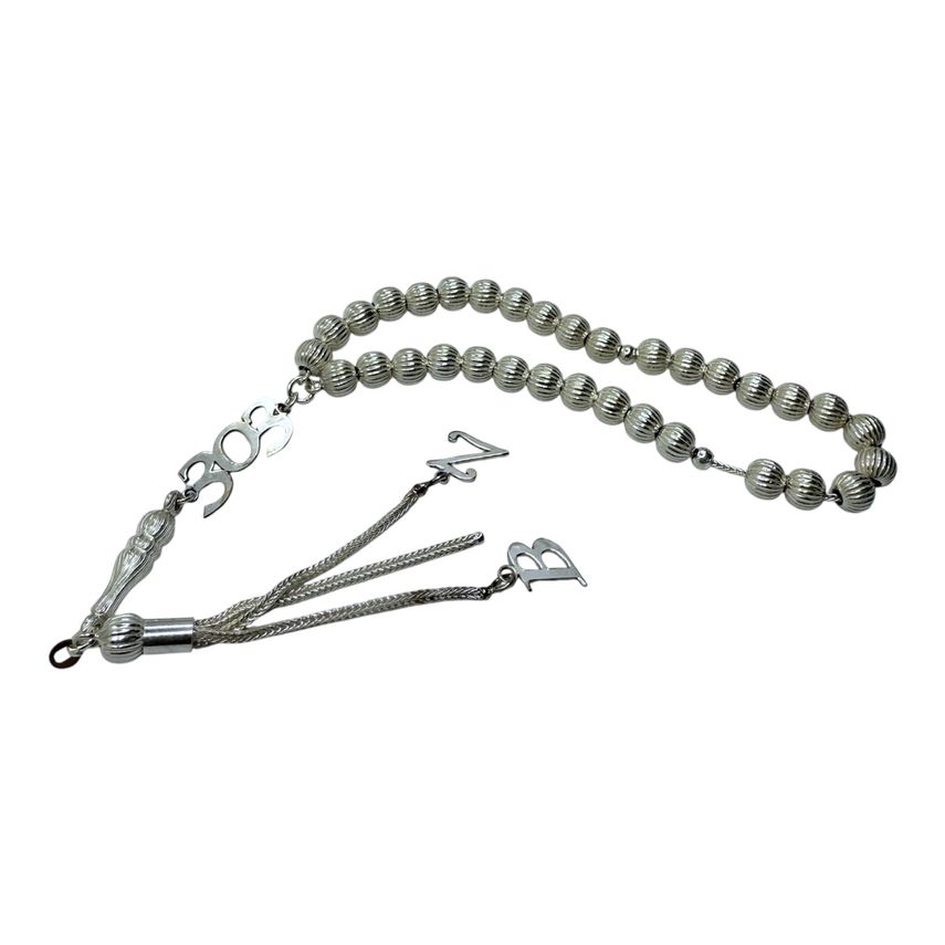 Tesbih Silber 925 – personalisiert mit Namen oder Zahl