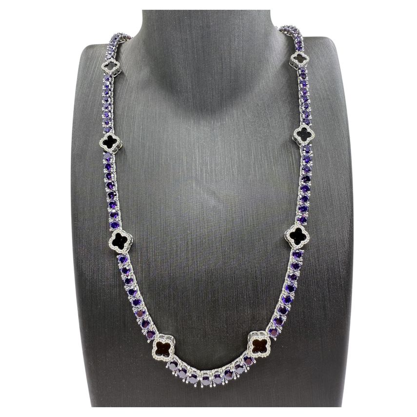 TENNIS Blatt KETTE Silber 925