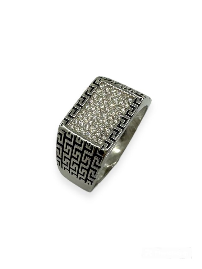 HERRENRING 925 SILBER  Königs Iced Out