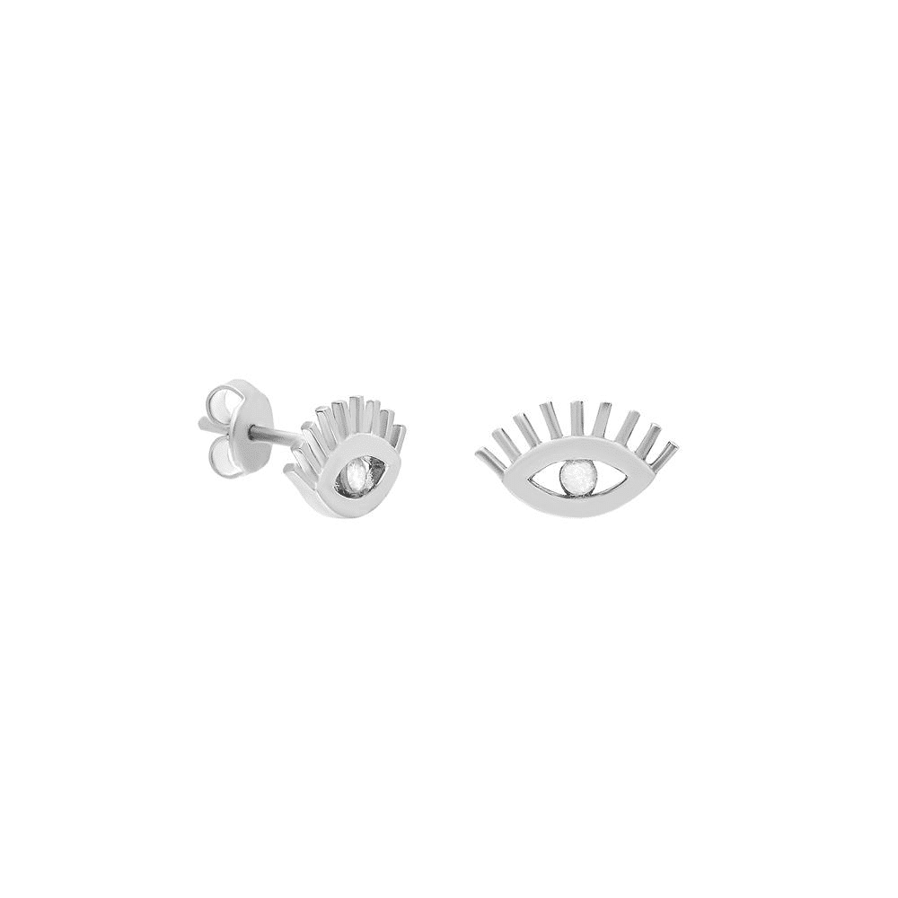 Shine Ohrringe mit Zirkonia aus 925er Silber – Ansicht 2