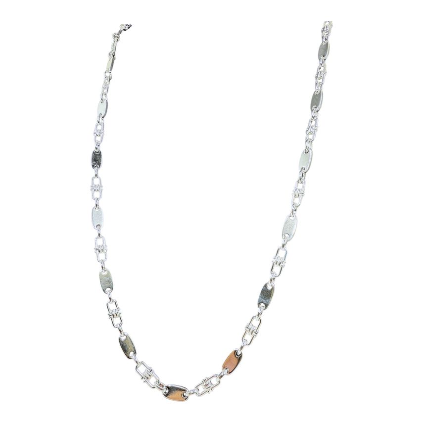 SET Plattenkette 5mm breit + Deutschland Adler Anhänger aus Silber925