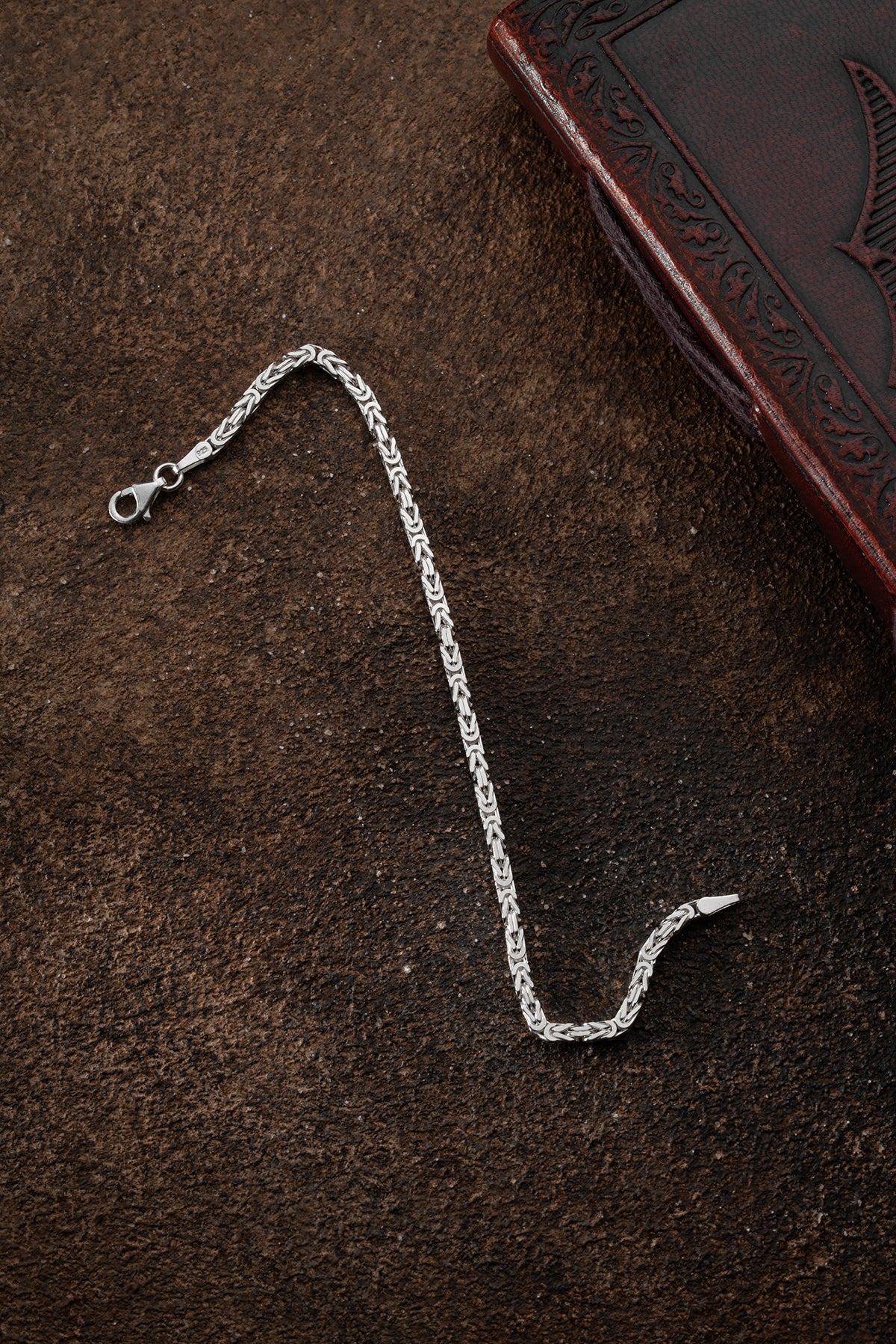 Königskette Armband 4mm aus 925 Sterling Silber